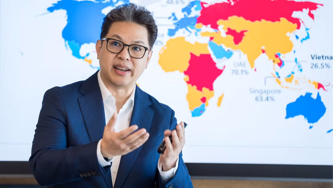 Ông Dhanawat Suthumpun, đại diện Microsoft khu vực cho biết gần một nửa số người dùng AI Việt đánh giá lãnh đạo đã có định hướng rõ ràng về AI.