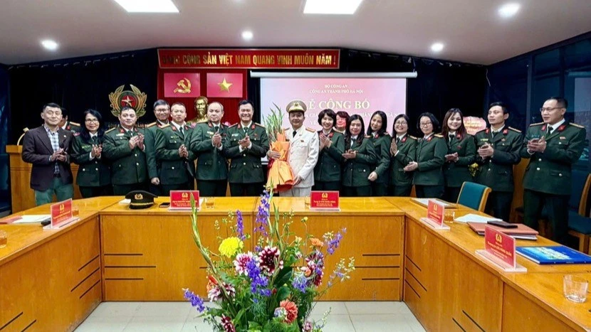 Trung tá Chu Quốc Dũng giữ chức Trưởng Ban Biên tập An ninh Thủ đô