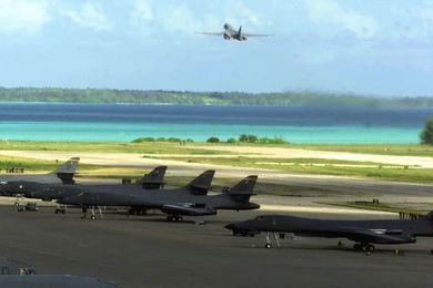 Căn cứ Diego Garcia ở quần đảo Chagos. Ảnh: Getty.