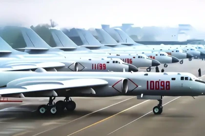 Năng lực tấn công tầm xa của Không quân Trung Quốc hiện vẫn do máy bay ném bom H-6 đảm nhiệm. Ảnh: Baidu.