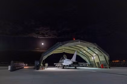 Căn cứ không quân Akrotiri của Không quân Hoàng gia Anh tại Síp. Ảnh: AFP.