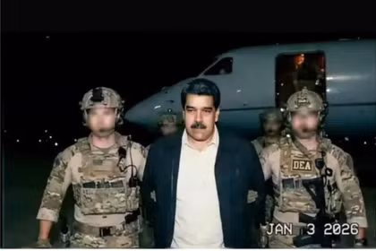 Sự kiện Tổng thống Venezuela Maduro bị quân đội Mỹ tập kích vào thủ đô Caracas bắt giữ khiến Trung Quốc phản ứng mạnh mẽ. Ảnh: Sohu.