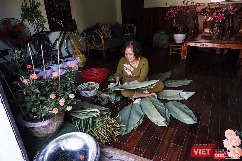 Những mẻ bánh chưng, bánh tét được chuẩn bị kỹ lưỡng