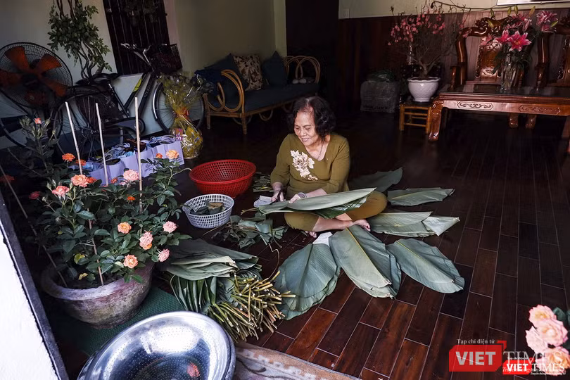 Những mẻ bánh chưng, bánh tét được chuẩn bị kỹ lưỡng