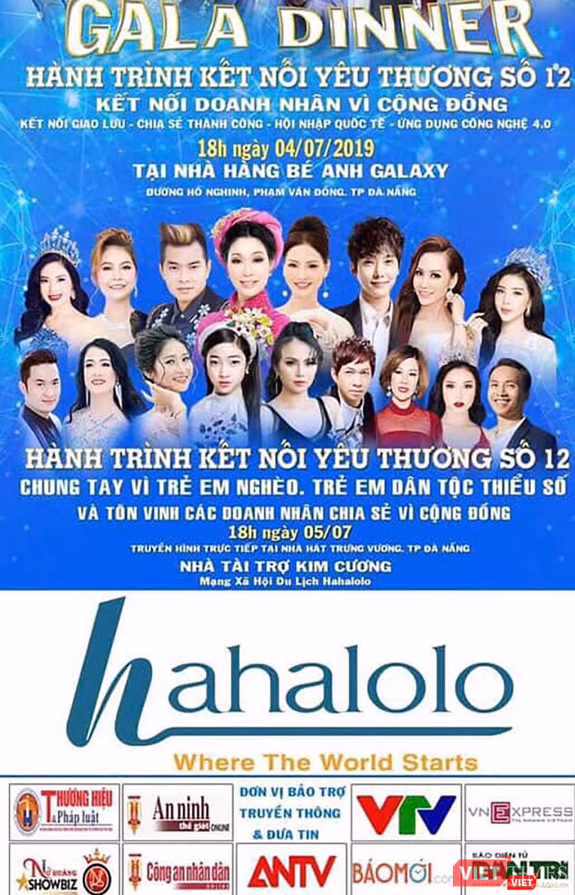 Tờ rơi quảng cáo Chương trình “Hành trình kết nối yêu thương” lần thứ 12 tại Đà Nẵng bị một loạt các cơ quan báo chí lên tiếng mạo danh bảo trợ truyền thông và đưa tin