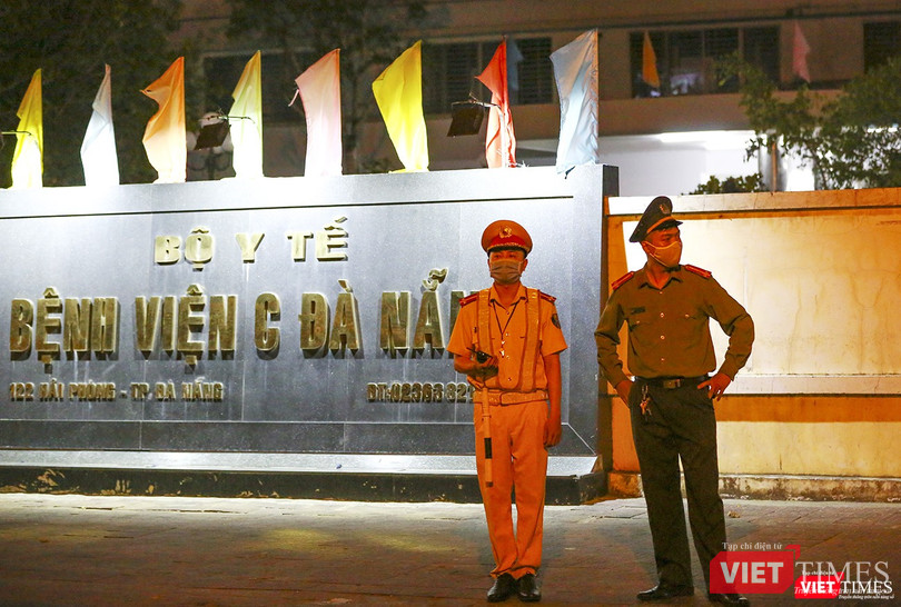 An ninh tại khu vực Bệnh viện C được thắt chặt