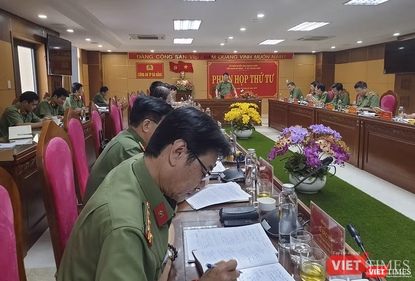 Thượng tướng Bùi Văn Nam - Thứ trưởng Bộ Công an, Ủy viên Ủy ban Quốc gia ASEAN 2020 phát biểu kết luận phiên họp lần thứ 4 chuẩn bị cho Hội nghị cấp cao ASIAN lần thứ 36 diễn ra tại Đà Nẵng