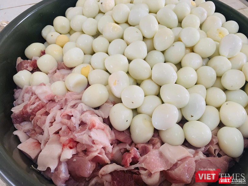 Thực đơn hàng ngày có thịt trứng