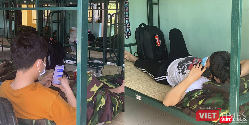 Công dân Việt Nam cách ly tại trung tâm được sử dụng điện thoại, kết nối với bên ngoài