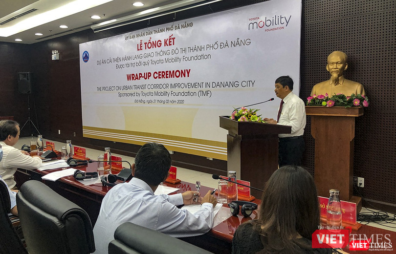 Ông Đặng Việt Dũng - Phó Chủ tịch Thường Trực UBND TP Đà Nẵng phát biểu tại sự kiện tổng kết dự án Ông Đặng Việt Dũng - Phó Chủ tịch Thường Trực UBND TP Đà Nẵng phát biểu tại sự kiện tổng kết dự án