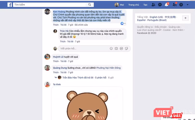 Cộng đồng mạng khen ngợi hành động của chính quyền địa phương