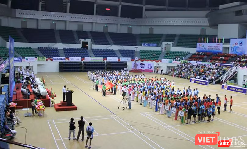 Cung thể thao Tiên Sơn từng phục vụ sự kiện APEC là nơi diễn ra giải đấu