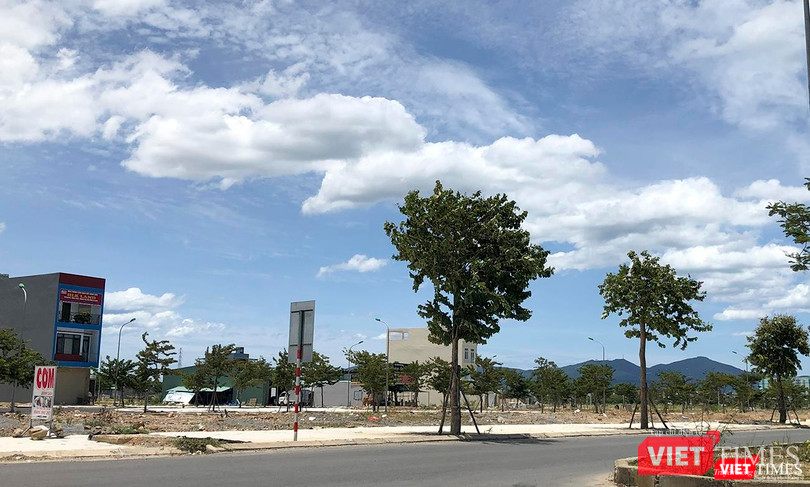 Một góc dự án đất nền Nam Hòa Xuân (Đà Nẵng) im lìm