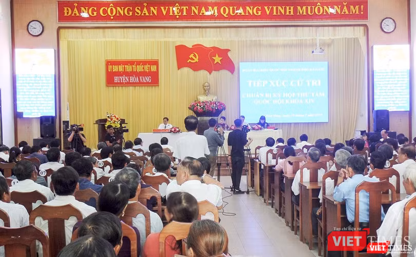 Buổi tiếp xúc cử tri huyện Hòa Vang của Đoàn ĐBQH TP Đà Nẵng diễn ra sáng nay 19/9 Buổi tiếp xúc cử tri huyện Hòa Vang của Đoàn ĐBQH TP Đà Nẵng diễn ra sáng nay 19/9