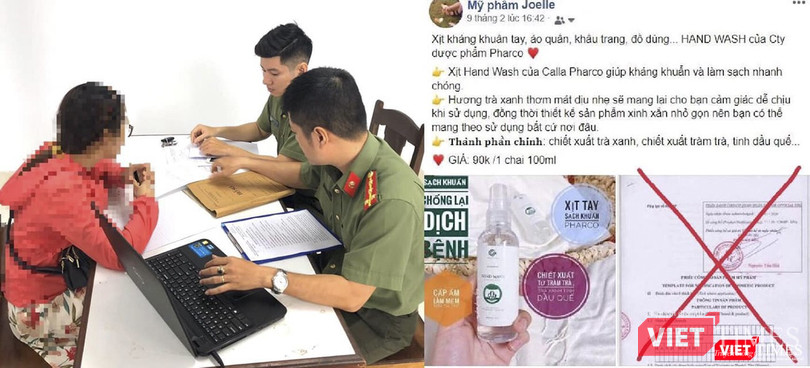 Bà N.L.K.Q (SN 1990, trú tại Q.Hải Châu, TP Đà Nẵng) tại cơ quan công an