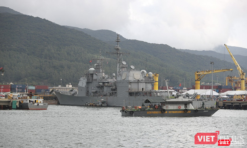 Chiều ngày 9/3, đội tàu rời cảng Tiên Sa, kết thúc chuyến thăm 5 ngày tại TP biển Đà Nẵng