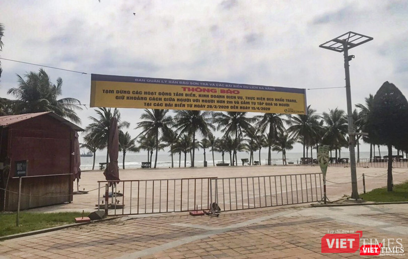 Đà Nẵng cấm việc tụ tập đông người tại tất cả các bãi biển du lịch trên địa bàn