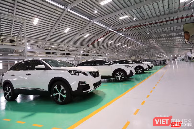 Sản phẩm hoàn chỉnh chờ thử nghiệm trên đường test