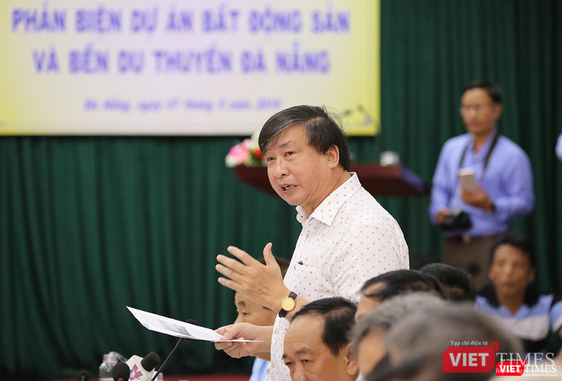 Ông Bùi Văn Tiếng - Chủ tịch Hội Khoa học lịch sử Đà Nẵng kiến nghị không nên tiếp tục triển khai các dự án lấn sông Hàn Ông Bùi Văn Tiếng - Chủ tịch Hội Khoa học lịch sử Đà Nẵng kiến nghị không nên tiếp tục triển khai các dự án lấn sông Hàn