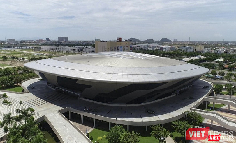 Toàn cảnh Cung thể thao Tiên Sơn