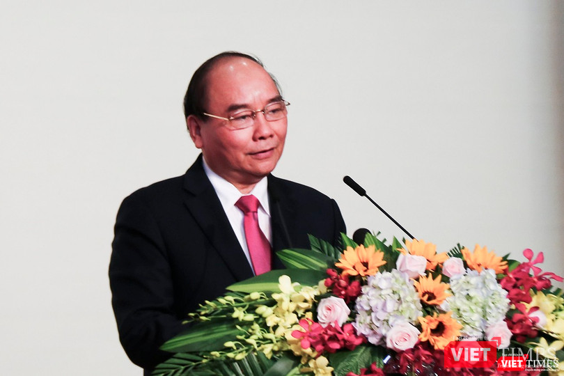 Thủ tướng Nguyễn Xuân Phúc phát biểu tại buổi lễ