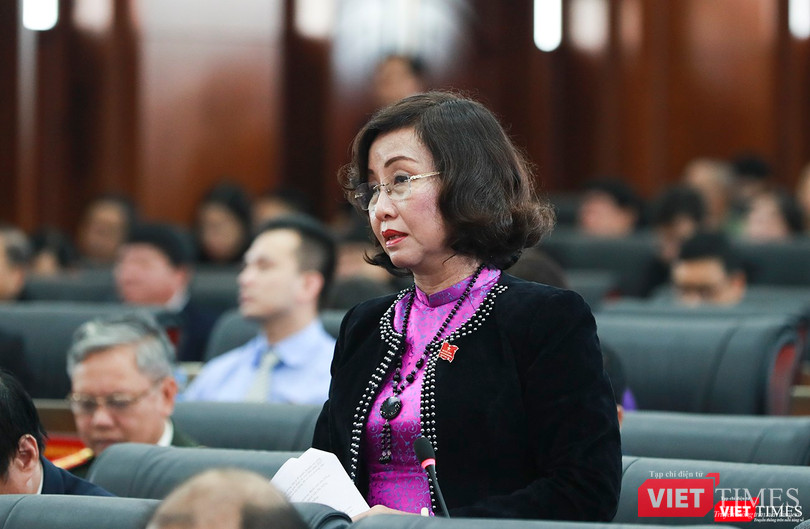 Giám đốc Sở Y tế Đà Nẵng Ngô Kim Yến là người nhận được nhiều phiếu tín nhiệm cao nhất.