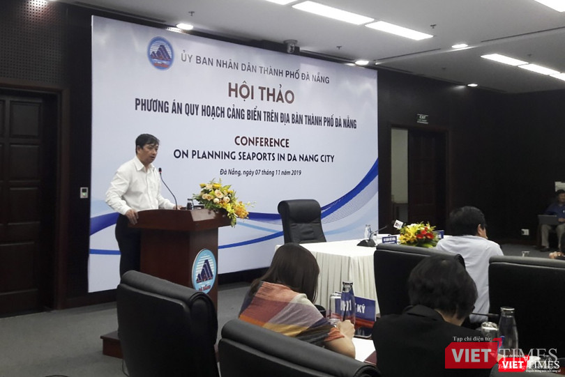 Ông Đặng Việt Dũng - Phó Chủ tịch thường trực UBND TP Đà Nẵng - phát biểu tại hội thảo