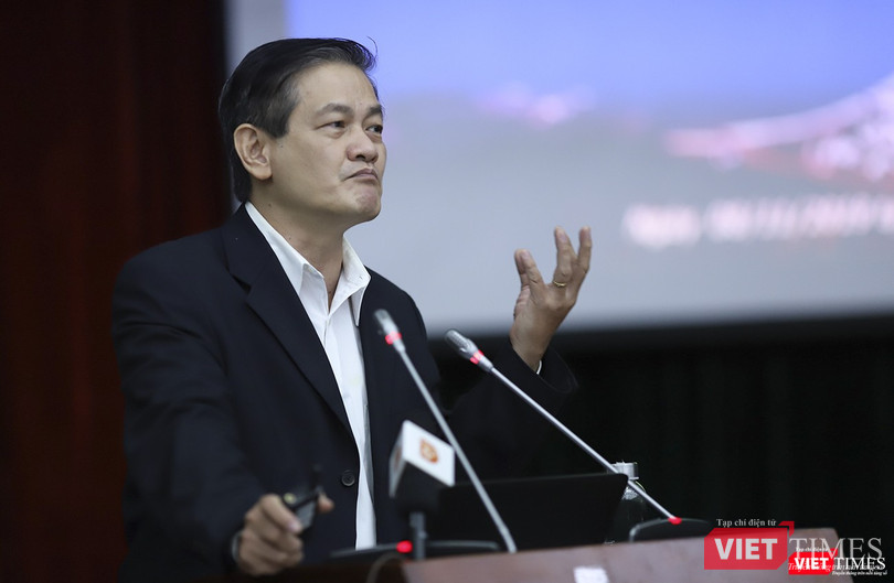 Tiến sĩ - KTS Ngô Viết Nam Sơn - Chủ tịch NgoViet Architects & Planners phát biểu phản biện