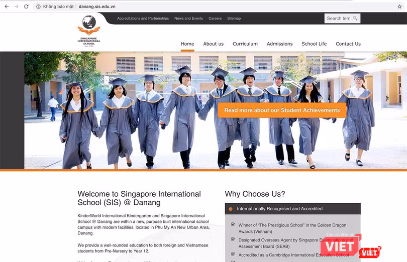 Thông tin trên mạng internet về Trường liên cấp quốc tế Singapore tại Đà Nẵng Thông tin trên mạng internet về Trường liên cấp quốc tế Singapore tại Đà Nẵng