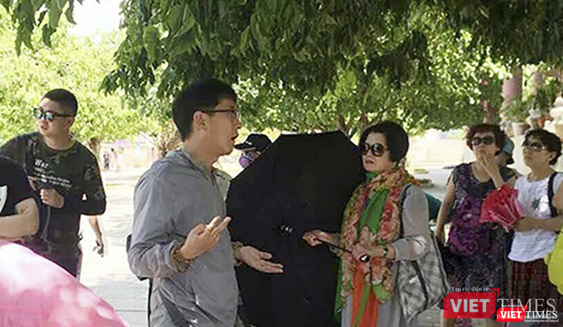 Một trường hợp hướng dẫn viên người Trung Quốc hoạt động trái phép bị cơ quan phát hiện