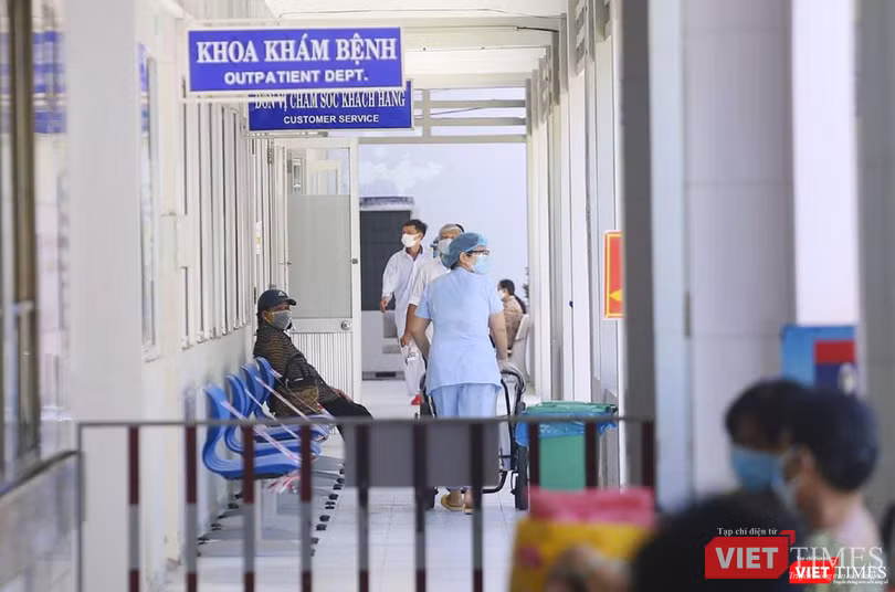 Các khu vực được phân luồng để đảm bảo phòng chống dịch COVID-19