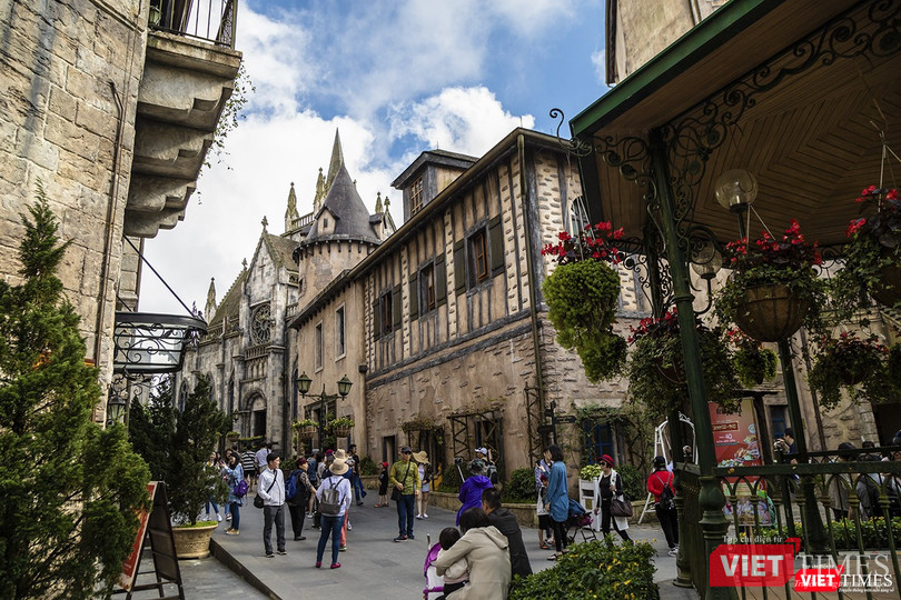 Một góc Khu du lịch Sun Wolrd Bà Nà Hills ở Đà Nẵng