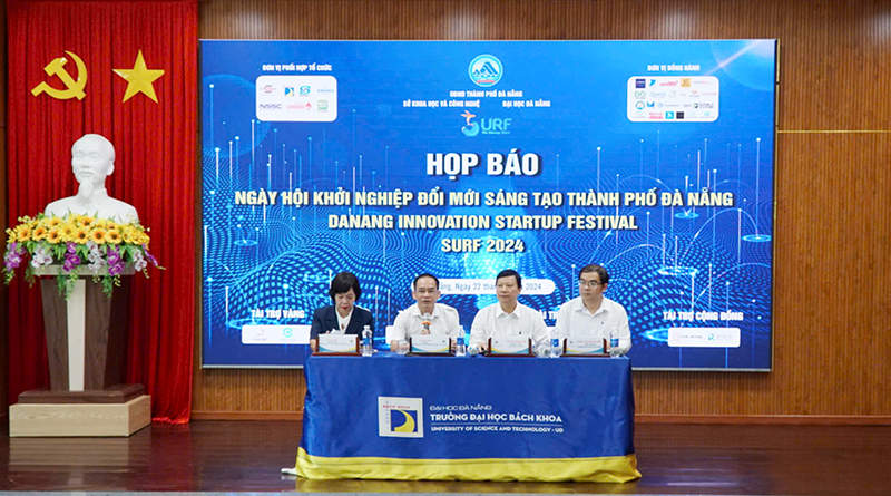 Ban tổ chức Ngày hội Khởi nghiệp đổi mới sáng tạo TP Đà Nẵng - SURF 2024 trả lời họp báo