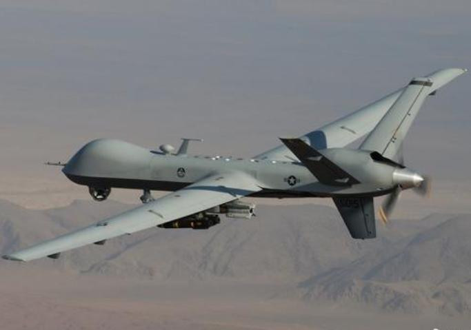 Máy bay do thám kiêm tấn công MQ-9M do Mỹ sản xuất. Ảnh: Sina