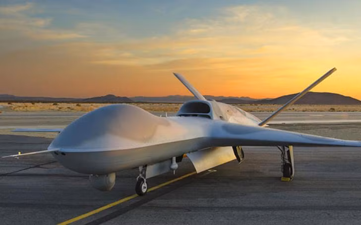 Máy bay tàng hình không người lái Avenger của hãng General Atomics, Mỹ. Ảnh: NDTV
