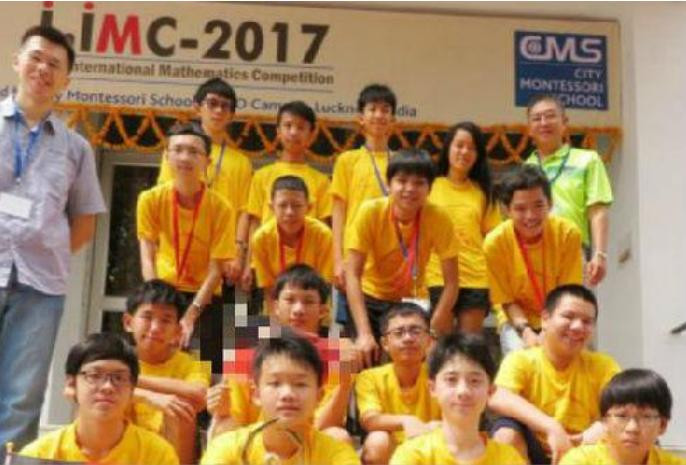 Đội toán học Đài Loan tham gia cuộc thi toán học quốc tế ở Ấn Độ. Ảnh: Sina.