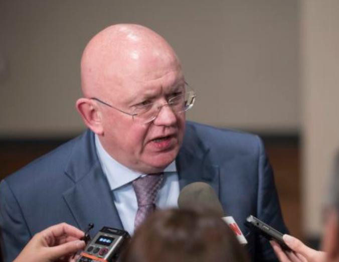 Đại sứ Nga tại Liên hợp quốc Vasily Nebenzya. Ảnh: AP.