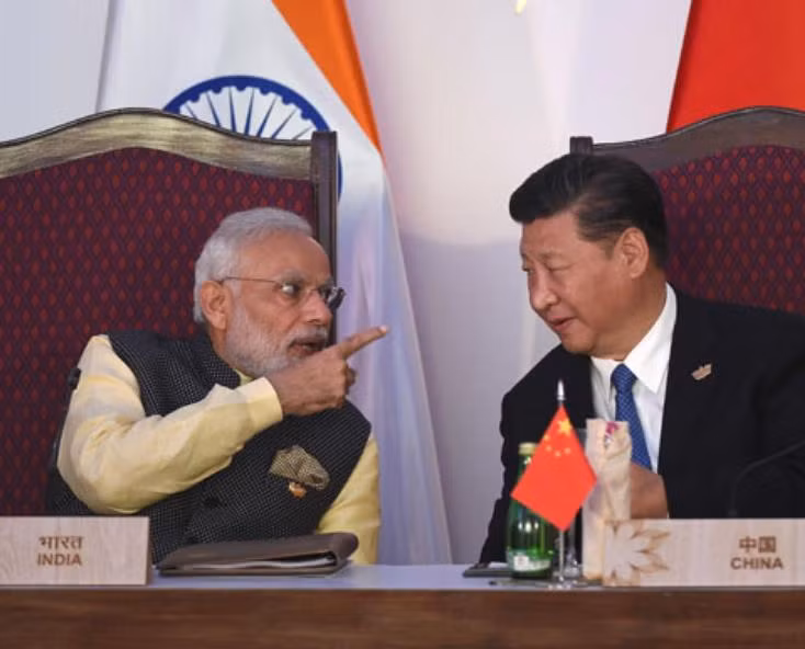 Khi sang tham dự Hội nghị thượng đỉnh BRICS ở Trung Quốc vào tuần tới, Thủ tướng Ấn Độ Narendra Modi có thể gặp Chủ tịch Trung Quốc Tập Cận Bình. Ảnh: NDTV.