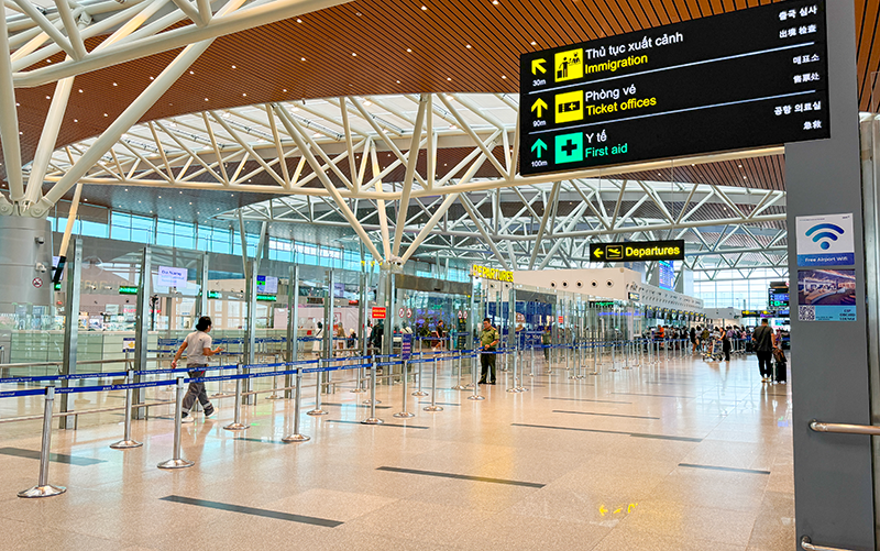 Một góc Nhà ga T2, Cảng hàng không quốc tế Đà Nẵng