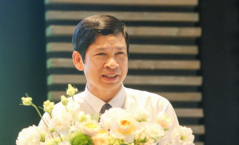 Thứ trưởng Bộ VH-TT&DL Hồ An Phong phát biểu tại họp báo công bố Hội nghị quốc tế về Du lịch Nông thôn của UN Tourism