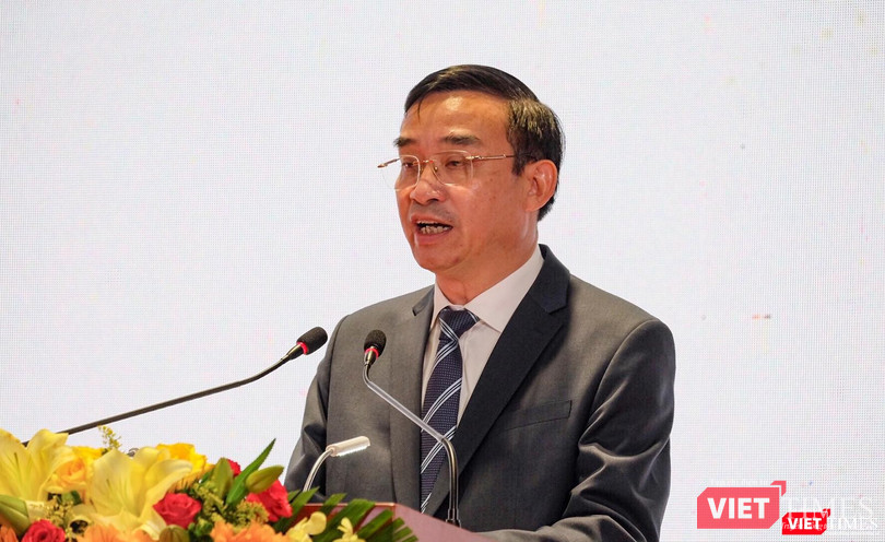 Ông Lê Trung Chinh - Chủ tịch UBND TP Đà Nẵng phát biểu tại sự kiện