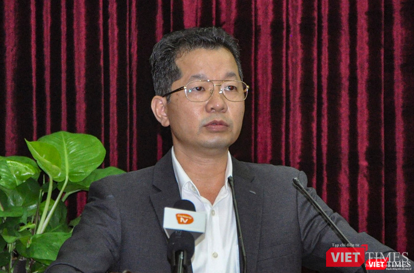 Bí thư Thành ủy Đà Nẵng Nguyễn Văn Quảng phát biểu tại hội nghị Bí thư Thành ủy Đà Nẵng Nguyễn Văn Quảng phát biểu tại hội nghị