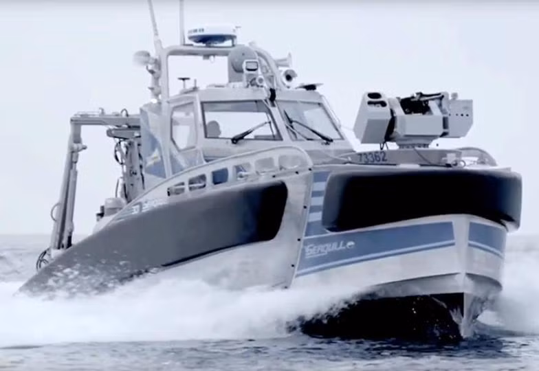 Tàu không người lái Seagull của Israel. Ảnh: Sputnik.