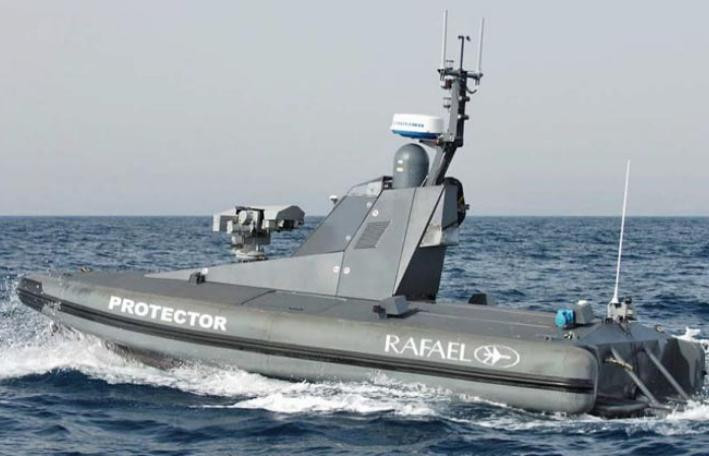 Tàu không người lái Protector của Israel. Ảnh: Qianlong.