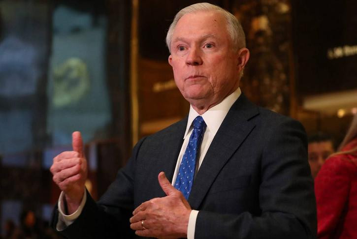 Ông Jeff Sessions được ông Donald Trump chọn làm Bộ trưởng Tư pháp Mỹ. Ảnh: Wall Street Journal