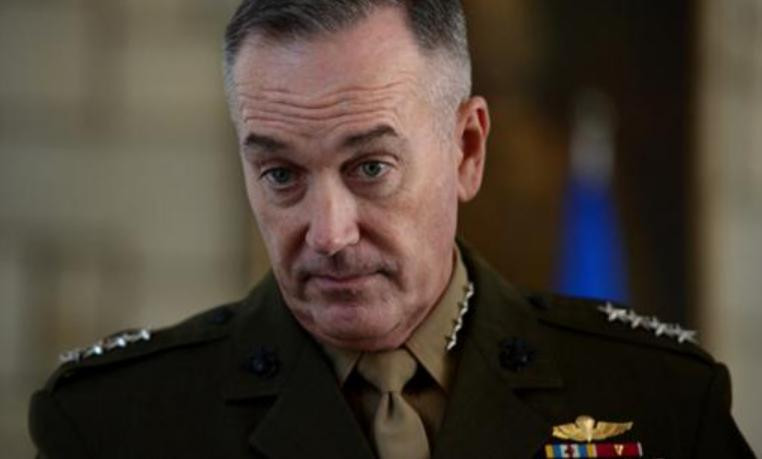 Đại tướng Joseph Dunford, Chủ tịch Hội đồng Tham mưu trưởng Liên quân Mỹ. Ảnh: Sina