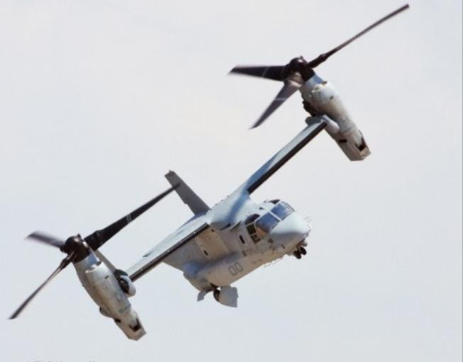 Máy bay vận tải V-22 Osprey do Mỹ chế tạo (ảnh tư liệu)