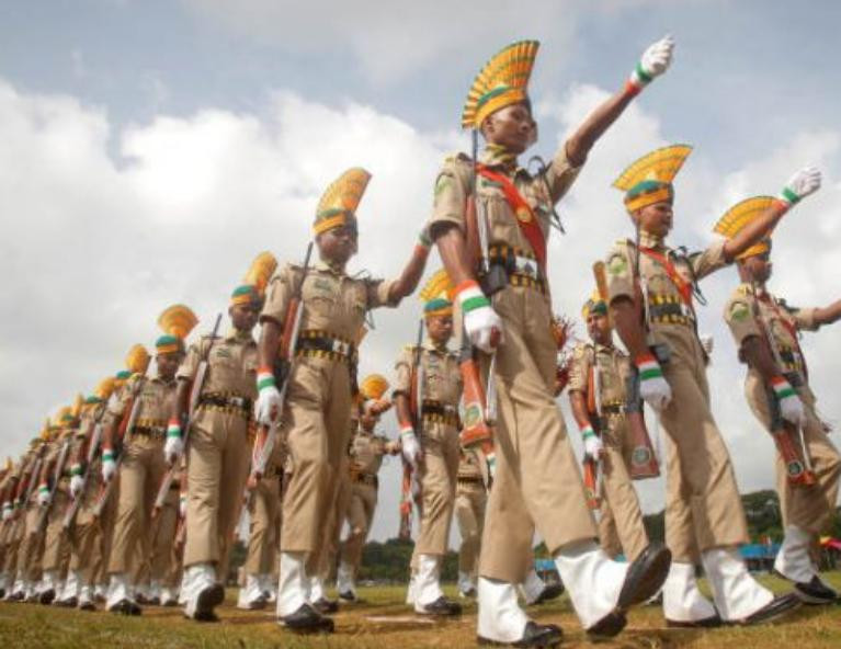 Binh sĩ Quân đội Ấn Độ trong ngày Độc lập. Ảnh: Cankao