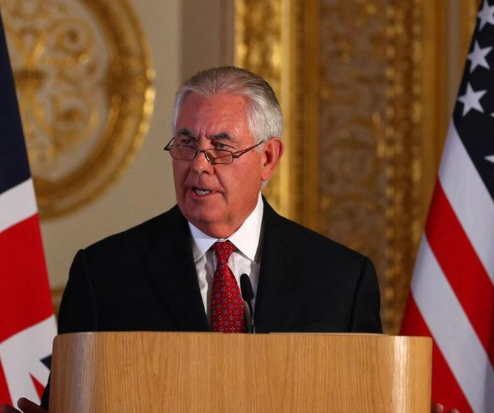Ngoại trưởng Mỹ Rex Tillerson. Ảnh: Reuters.