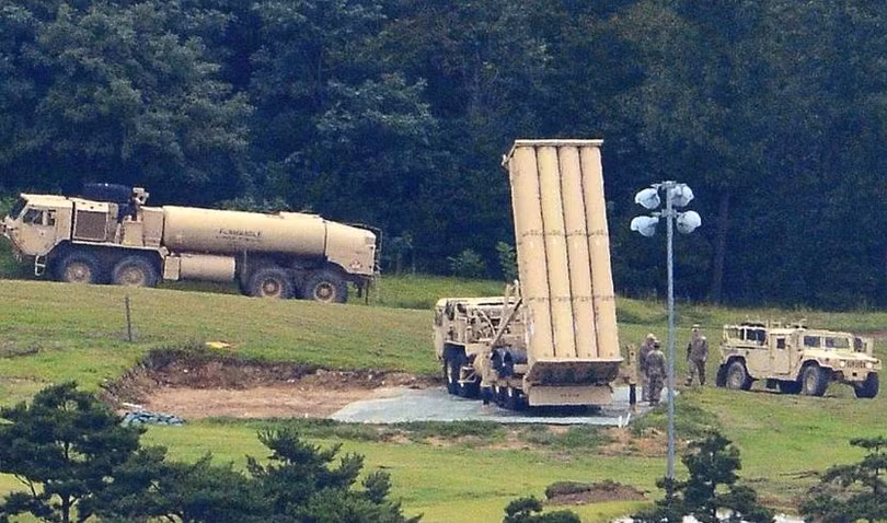 Mỹ triển khai THAAD ở Hàn Quốc. Ảnh: Fox News